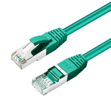 MicroConnect - Network cable - RJ-45 (M) to RJ-45 (M) - 50 cm - screened shielded twisted pair (SSTP) - CAT 6 - halogen-free - green - 0