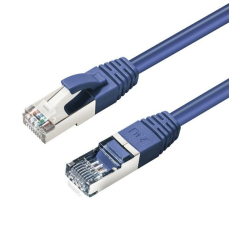 MicroConnect - Network cable - RJ-45 (M) to RJ-45 (M) - 2 m - screened shielded twisted pair (SSTP) - CAT 6 - halogen-free - blue - 0