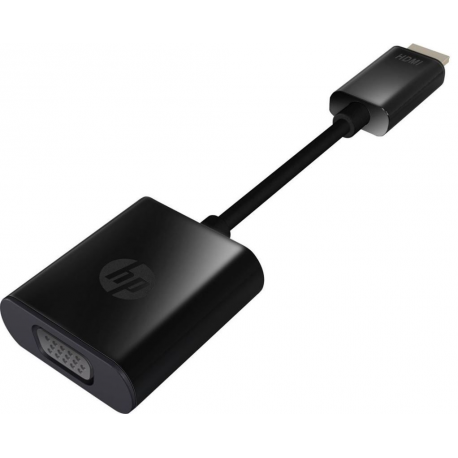 HP HDMI to VGA Display Adapter - Adapter - HD-15 (VGA) female to HDMI male - for EliteBook 830 G6; ZBook 15u G5, 15v G5, 17 G3, 17 G4, 17 G5, 17 G6, Create G7 - 26