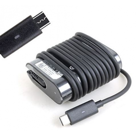 Dell USB-C AC Adapter - Power adapter - AC 100-240 V - 45 Watt - for Latitude 7275, 7370; XPS 12 9250 - 2