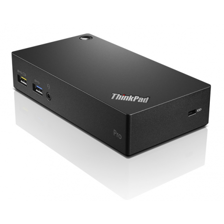 Lenovo ThinkPad USB 3.0 Pro Dock - Docking station - USB - DVI, DP - GigE - 45 Watt - Denmark - for ThinkPad L13 Gen 2; L13 Yoga Gen 2; P15v Gen 2; T14s Gen 2; T15p Gen 2; X13 Gen 2 - 0