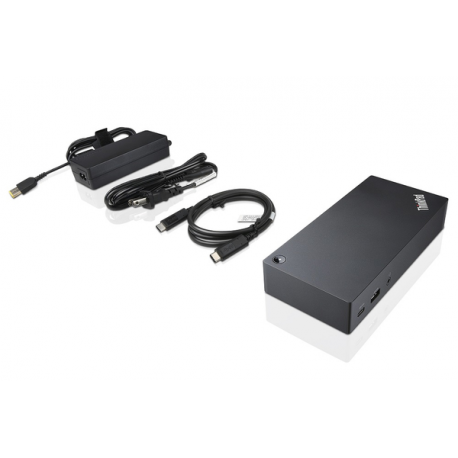Lenovo ThinkPad USB-C Dock - Docking station - USB-C - VGA - GigE - 90 Watt - Denmark - for ThinkPad L13 Gen 3; L13 Yoga Gen 3; P1 Gen 5; T14s Gen 3; X1 Carbon Gen 10; X1 Nano Gen 2 - 1