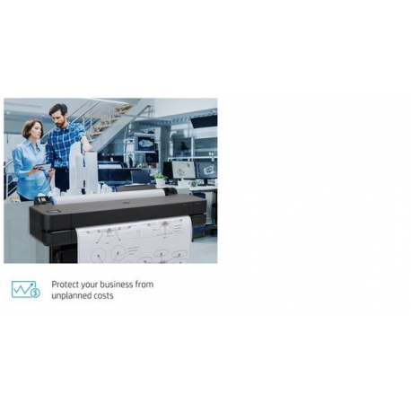 HP DesignJet T1700dr PostScript - 44" large-format printer - colour - ink-jet - 1118 x 1676 mm - 2400 x 1200 dpi - up to 0.55 min / page - capacity: 2 rolls - Gigabit LAN, USB host - cutter - 21