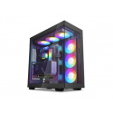 DeepCool CH780 - Tower - extended ATX - windowed side panel (tempered glass) - no power supply (ATX  /  PS / 2) - black - USB / Audio