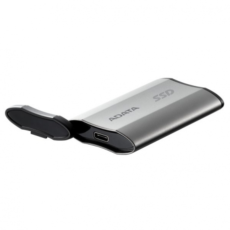 ADATA SD810 - SSD - 1 TB - external (portable) - USB 3.2 Gen 2 (USB-C connector) - silver grey - 2