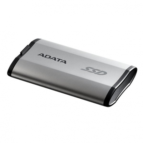 ADATA SD810 - SSD - 1 TB - external (portable) - USB 3.2 Gen 2 (USB-C connector) - silver grey - 3