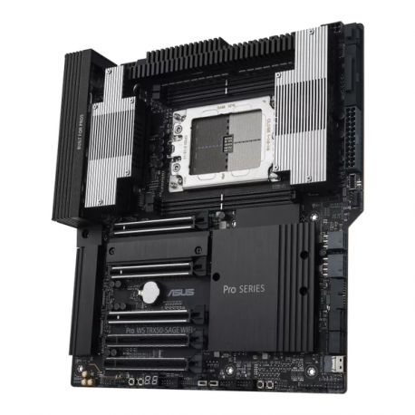 ASUS PRO WS TRX50-SAGE WIFI - Motherboard - SSI CEB - Socket sTR5 - Amd TRX50 Chipset - USB 3.2 Gen 1, USB 3.2 Gen 2, USB-C 3.2 Gen 2x2 - 10 Gigabit LAN, 2.5 Gigabit LAN, Wi-Fi, Bluetooth - onboard graphics (CPU required) - HD Audio - 1