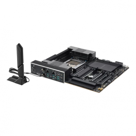 ASUS PRO WS TRX50-SAGE WIFI - Motherboard - SSI CEB - Socket sTR5 - Amd TRX50 Chipset - USB 3.2 Gen 1, USB 3.2 Gen 2, USB-C 3.2 Gen 2x2 - 10 Gigabit LAN, 2.5 Gigabit LAN, Wi-Fi, Bluetooth - onboard graphics (CPU required) - HD Audio - 2