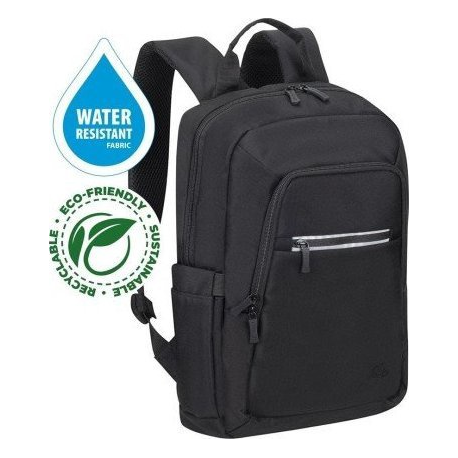 NB BACKPACK ALPENDORF ECO 14"/7523 BLACK RIVACASE - 10