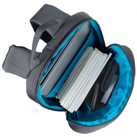 NB BACKPACK ALPENDORF ECO 14"/7523 GREY RIVACASE - 12