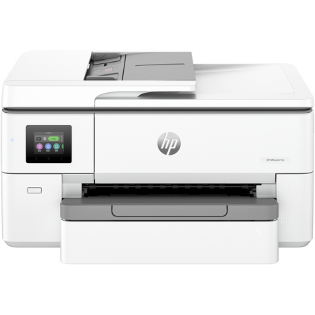 HP Officejet Pro 9720e Wide Format All-in-One - Multifunction printer - colour - ink-jet - A3 / Ledger (297 x 432 mm) (original) - A3 (media) - up to 18 ppm (copying) - up to 22 ppm (printing) - 250 sheets - USB 2.0, LAN, Wi-Fi(ac), Bluetooth - cement - 0
