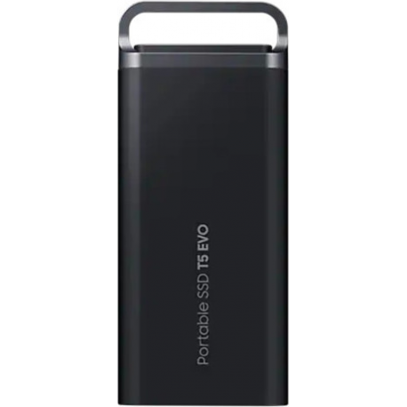 Samsung T5 Evo MU-PH8T0S - SSD - encrypted - 8 TB - external (portable) - USB 3.2 Gen 1 (USB-C connector) - 256-bit AES - black - 1