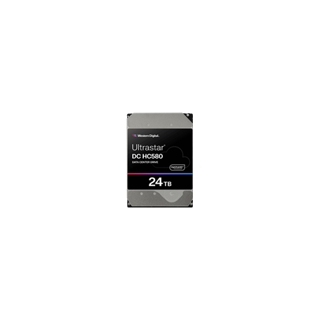WD Ultrastar DC HC580 WUH722422ALE6L1 - Hard drive - encrypted - 22 TB - internal - 3.5" - SATA 6Gb / s - 7200 rpm - buffer: 512 MB - Self-Encrypting Drive (SED) - 0