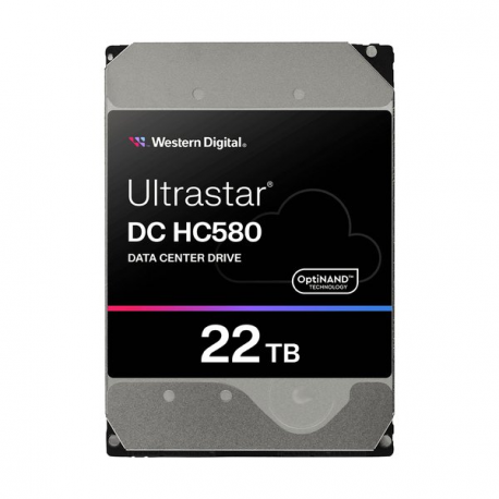 WD Ultrastar DC HC580 WUH722422ALE6L1 - Hard drive - encrypted - 22 TB - internal - 3.5" - SATA 6Gb / s - 7200 rpm - buffer: 512 MB - Self-Encrypting Drive (SED) - 2