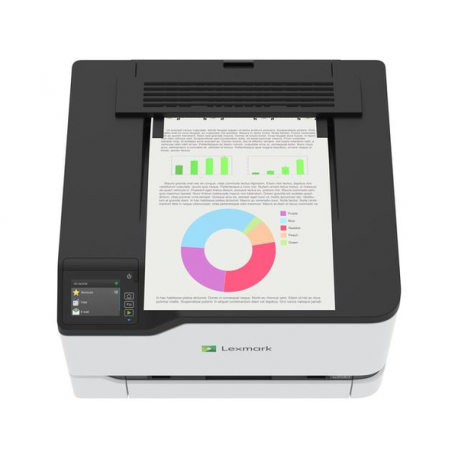 Lexmark CS431dw - Printer - colour - Duplex - laser - A4 / Legal - 600 x 600 dpi - up to 24.7 ppm (mono)  /  up to 24.7 ppm (colour) - capacity: 250 sheets - USB 2.0, Gigabit LAN, Wi-Fi(ac) - 1