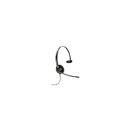 Poly EncorePro 510D - EncorePro 500 series - headset - on-ear - wired - Quick Disconnect - black - TAA Compliant - Certified for Skype for Business - 0