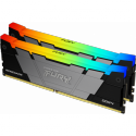 Kingston FURY Renegade RGB - DDR4 - kit - 64 GB: 2 x 32 GB - DIMM 288-pin - 3200 MHz  /  PC4-25600 - CL16 - 1.35 V - unbuffered - non-ECC - black