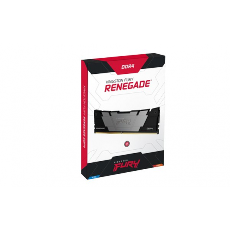 Kingston FURY Renegade - DDR4 - kit - 64 GB: 4 x 16 GB - DIMM 288-pin - 3600 MHz  /  PC4-28800 - CL16 - 1.35 V - unbuffered - non-ECC - black - 4