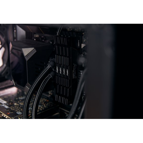 Kingston FURY Renegade - DDR4 - kit - 64 GB: 4 x 16 GB - DIMM 288-pin - 3600 MHz  /  PC4-28800 - CL16 - 1.35 V - unbuffered - non-ECC - black - 11