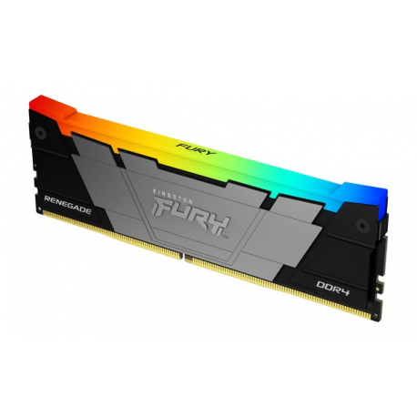 Kingston FURY Renegade RGB - DDR4 - kit - 64 GB: 2 x 32 GB - DIMM 288-pin - 3600 MHz / PC4-28800 - CL18 - 1.35 V - unbuffered - non-ECC - black - 16