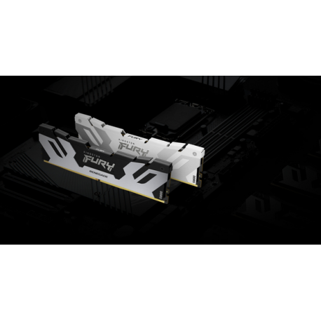 Kingston FURY Renegade - DDR5 - module - 48 GB - DIMM 288-pin - 6000 MHz / PC5-48000 - CL32 - 1.35 V - unbuffered - on-die ECC - silver / black - 3