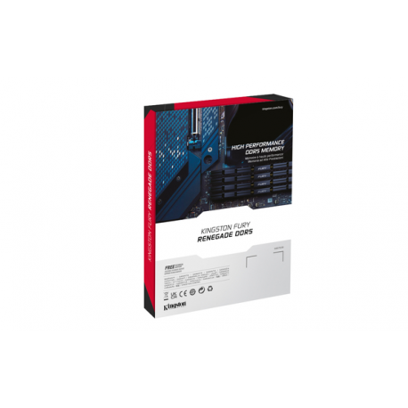 Kingston FURY Renegade - DDR5 - module - 48 GB - DIMM 288-pin - 6000 MHz / PC5-48000 - CL32 - 1.35 V - unbuffered - on-die ECC - silver / black - 5