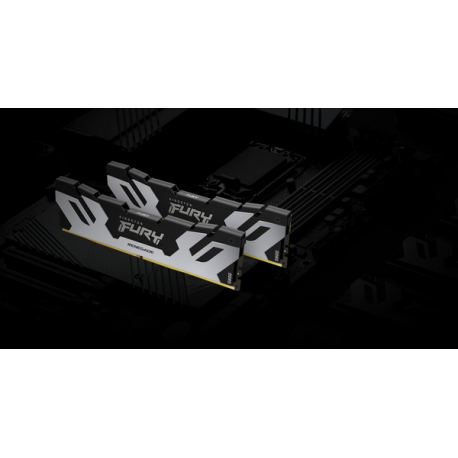 Kingston FURY Renegade - DDR5 - module - 48 GB - DIMM 288-pin - 6000 MHz / PC5-48000 - CL32 - 1.35 V - unbuffered - on-die ECC - silver / black - 9