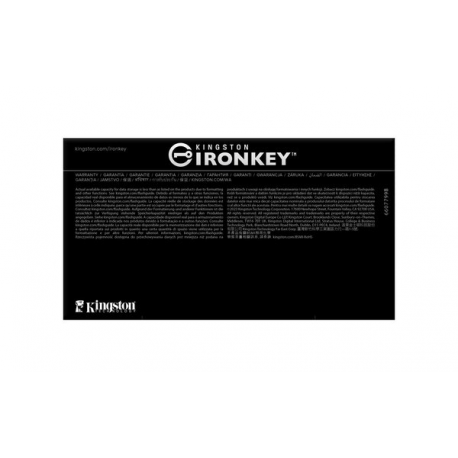 Kingston IronKey D500S - USB flash drive - encrypted - 32 GB - USB 3.2 Gen 1 - TAA Compliant - 5