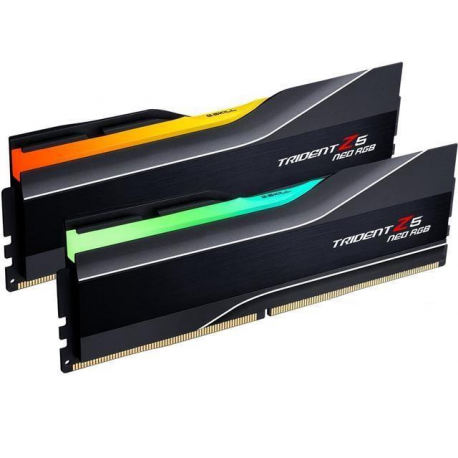 G.Skill Trident Z5 Neo RGB - DDR5 - kit - 96 GB: 2 x 48 GB - DIMM 288-pin - 5600 MHz  /  PC5-44800 - CL40 - 1.25 V - unbuffered - on-die ECC - black - 0