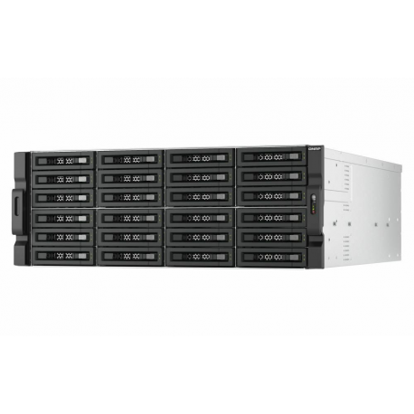 QNAP TL-R2400PES-RP - Hard drive array - 24 bays (SATA-600) - PCIe x8 (external) - rack-mountable - 4U - 0