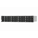 QNAP - Hard drive array - 12 bays (SATA-600) - SAS 12Gb / s (external) - rack-mountable - 2U