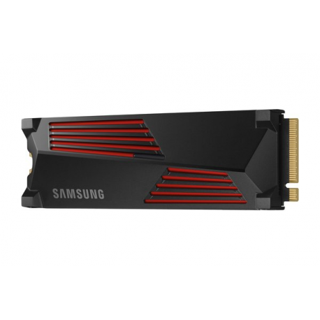 Samsung 990 PRO MZ-V9P4T0CW - SSD - encrypted - 4 TB - internal - M.2 2280 - PCIe 4.0 x4 (NVMe) - 256-bit AES - TCG Opal Encryption - integrated heatsink - 2