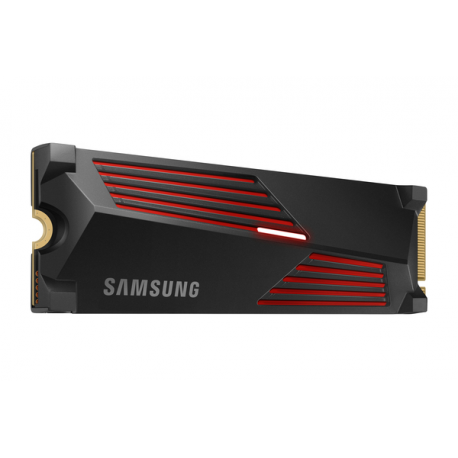 Samsung 990 PRO MZ-V9P4T0CW - SSD - encrypted - 4 TB - internal - M.2 2280 - PCIe 4.0 x4 (NVMe) - 256-bit AES - TCG Opal Encryption - integrated heatsink - 9