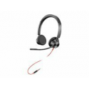 Poly Blackwire 3225 - 3300 Series - headset - on-ear - wired - active noise cancelling - USB, 3.5 mm jack - black - Skype Certified, Avaya Certified, Cisco Jabber Certified