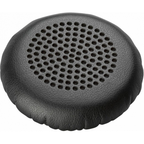 Poly - Ear cushion for headset - leatherette - black (pack of 2) - 0