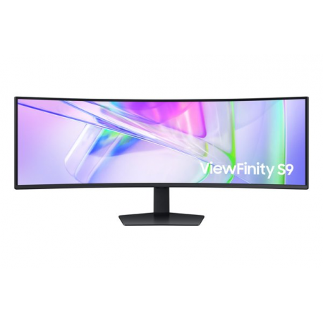 Samsung ViewFinity S9 S49C950UAU - S95UC Series - LED monitor - curved - 49" - 5120 x 1440 Dual Quad HD @ 120 Hz - VA - 350 cd / m² - 3000:1 - DisplayHDR 400 - 5 ms - 2xHDMI, DisplayPort, USB-C - speakers - black - 0