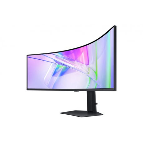 Samsung ViewFinity S9 S49C950UAU - S95UC Series - LED monitor - curved - 49" - 5120 x 1440 Dual Quad HD @ 120 Hz - VA - 350 cd / m² - 3000:1 - DisplayHDR 400 - 5 ms - 2xHDMI, DisplayPort, USB-C - speakers - black - 6