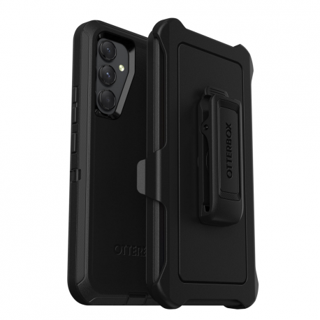 OtterBox Defender Series - Back cover for mobile phone - rugged - polycarbonate, synthetic rubber - black - for Samsung Galaxy A54 5G - 0