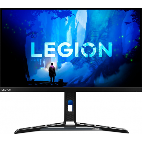 Lenovo Legion Y27qf-30 - LED monitor - 27" - 2560 x 1440 QHD @ 240 Hz - IPS - 400 cd / m² - 1000:1 - 0.5 ms - 2xHDMI, DisplayPort - speakers - raven black - 0