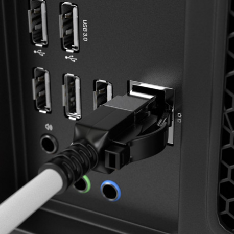 Lindy - Patch cable - RJ-45 (M) to RJ-45 (M) - 3 m - 6 mm - S / FTP, PiMF - CAT 6a - halogen-free, snagless - grey - 2