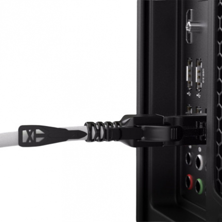 Lindy - Patch cable - RJ-45 (M) to RJ-45 (M) - 3 m - 6 mm - S / FTP, PiMF - CAT 6a - halogen-free, snagless - grey - 3