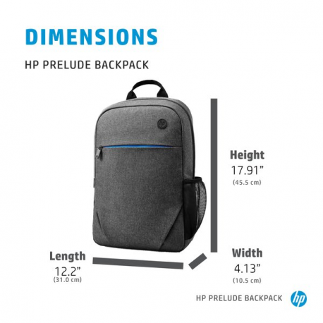 HP Prelude - Notebook carrying backpack - 15.6" - for ProBook 45X G9; ZBook Power G8, Power G9, Studio G8; ZBook Firefly 14 G9; ZBook Fury 15 G8 - 7