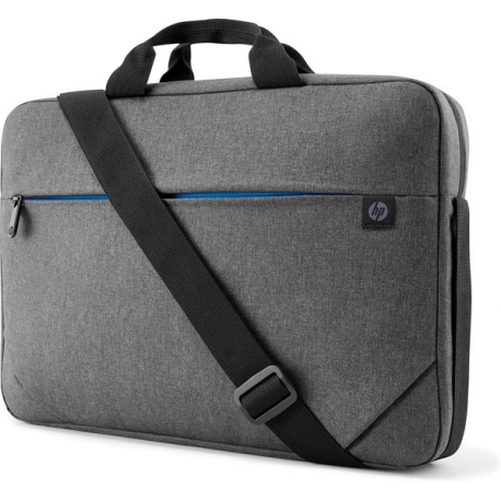 HP Prelude Top Load - Notebook carrying case - 15.6" - black & grey, blue zipper - for HP 15; ENVY x360; Pavilion Gaming 15; Pro x360; ProBook 45X G9; ZBook Power G9 - 11