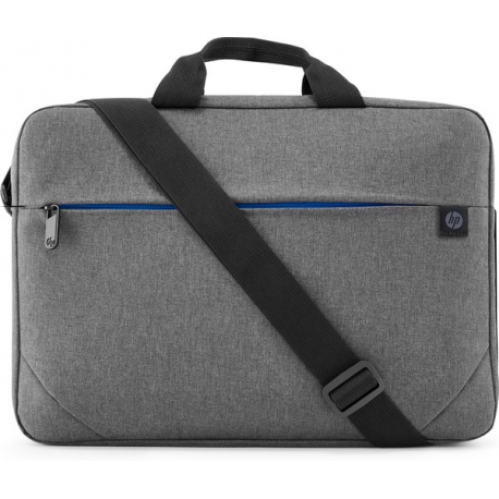 HP Prelude Top Load - Notebook carrying case - 15.6" - black & grey, blue zipper - for HP 15; ENVY x360; Pavilion Gaming 15; Pro x360; ProBook 45X G9; ZBook Power G9 - 13
