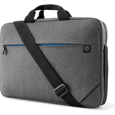 HP Prelude Top Load - Notebook carrying case - 15.6" - black & grey, blue zipper - for HP 15; ENVY x360; Pavilion Gaming 15; Pro x360; ProBook 45X G9; ZBook Power G9 - 17