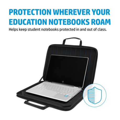 HP Mobility - Notebook carrying case - 11.6" - black - for Pro x360 Fortis 11 G10 Notebook, Fortis 11 G9 Notebook - 9