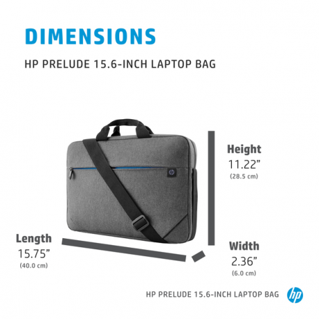 HP Prelude - Notebook carrying case - 13.3" - 15.6" - for HP 15; ENVY x360; Pavilion Gaming 15; Pro x360; ProBook 45X G9; ZBook Power G9 - 18