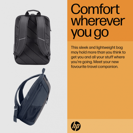 HP Travel - Notebook carrying backpack - up to 15.6" - blue nights - for Victus by HP Laptop 15; Laptop 14, 15, 15s; Pavilion x360 Laptop - 14