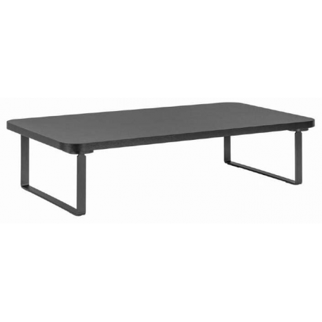 Gembird MS-TABLE-03 - Stand - rectangle - for monitor  /  notebook - plastic, particle board, steel - black - desktop - 0