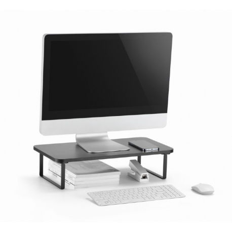 Gembird MS-TABLE-03 - Stand - rectangle - for monitor  /  notebook - plastic, particle board, steel - black - desktop - 6